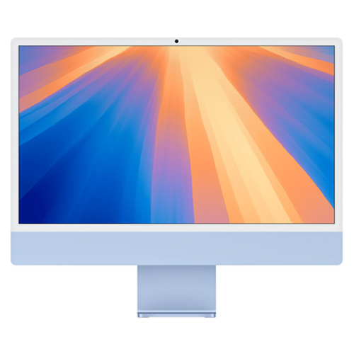 Apple iMac 24 2024 Blue M4 10-Core CPU 16GB Unified Memory 256GB Solid State Drive 10-Core GPU