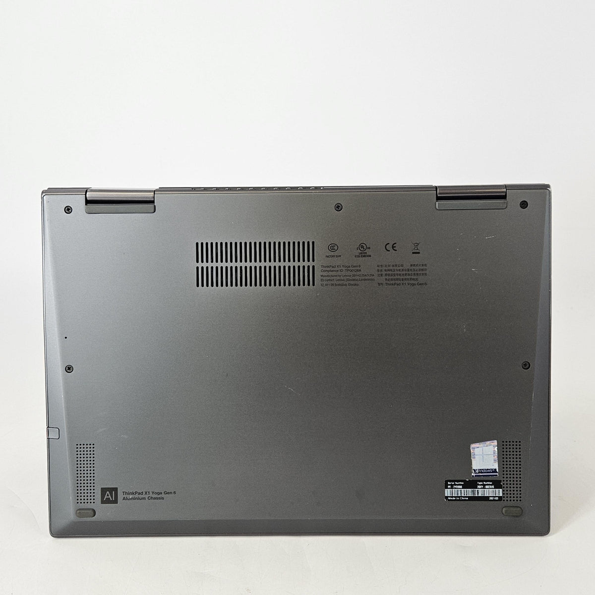 Lenovo ThinkPad X1 Yoga Gen 6 14 Gray 2.4 GHz Intel Core i5 11th Gen. 16GB RAM 512GB Solid State Drive