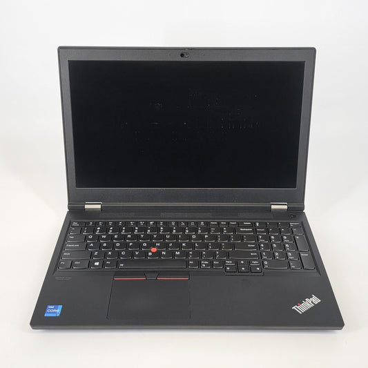 Lenovo ThinkPad P15 Gen 2 Black 2.3 GHz Intel Core i7 11th Gen. 32GB RAM 1TB Solid State Drive NVIDIA RTX A4000 8 GB