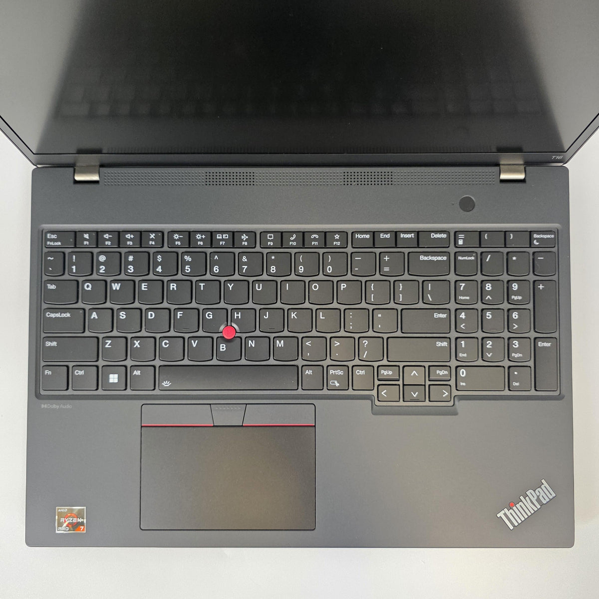 Lenovo ThinkPad T16 Gen 2 Black 3.3 GHz AMD Ryzen 7 Pro 7840U 16GB RAM 512GB Solid State Drive