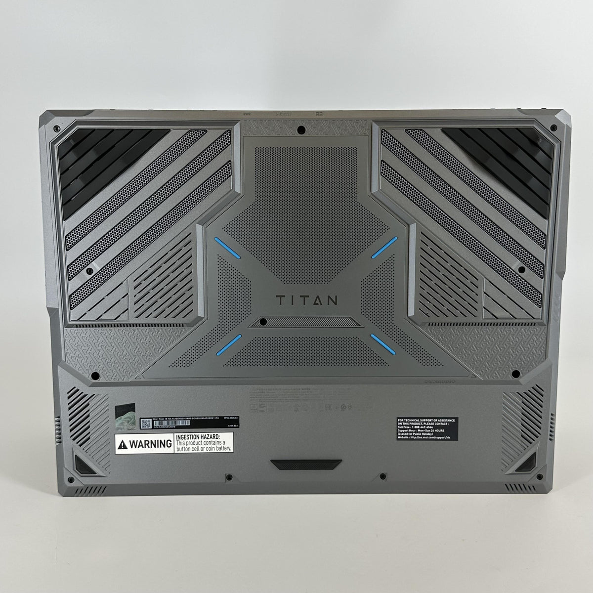 MSI Titan 18 HX AI 18 Black 2.8 GHz Intel Core Ultra 9 Series 2 64GB RAM 4TB Solid State Drive 2TB Solid State Drive NVIDIA GeForce RTX 5090 24 GB