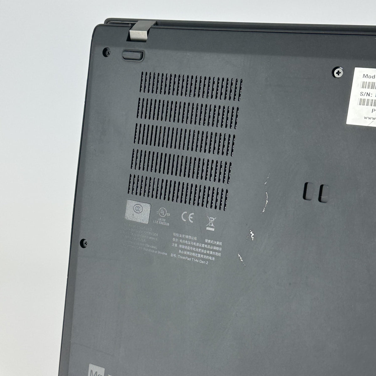 Lenovo ThinkPad T14s Gen 2 Black 2.8 GHz Intel Core i7 11th Gen. 16GB RAM 512GB Solid State Drive