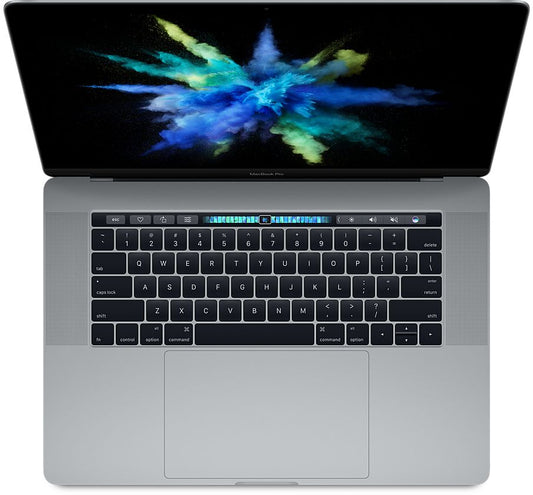 Apple MacBook Pro 15 Touch Bar 2017 Space Gray 3.1 GHz Intel Core i7 7th Gen. 16GB RAM 512GB Solid State Drive AMD Radeon Pro 560 4 GB