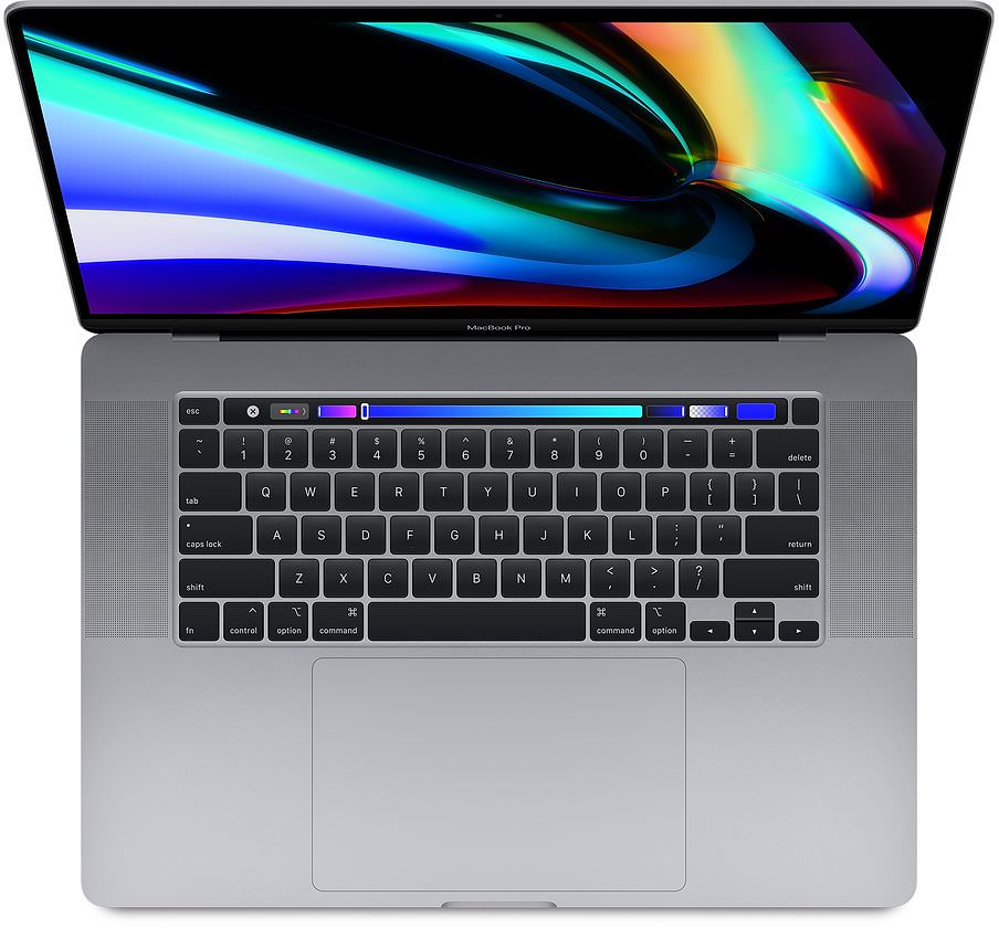 Apple MacBook Pro 16 Touch Bar 2019 Space Gray 2.4 GHz Intel Core i9 9th Gen. 16GB RAM 1TB Solid State Drive AMD Radeon Pro 5500M 8 GB