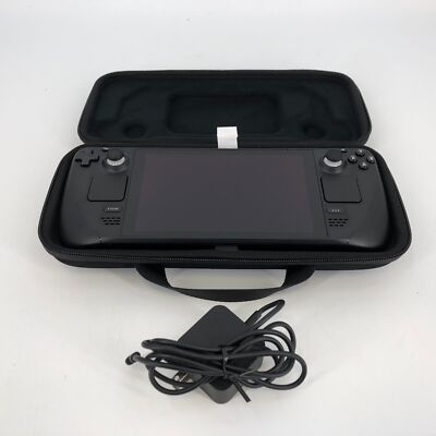Valve Steam Deck Black 512GB - Excellent Condition w/ Case + Charger